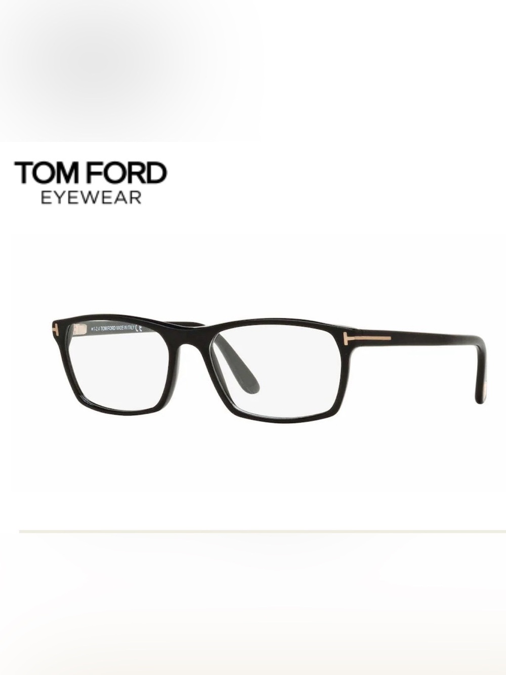 Tom Ford men's blk TF5184 glasses w/ original case, gently used. - Picture 3 of 7